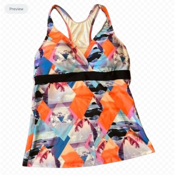 XS 32D/DD Tankini Top by Next, New with tags! - Picture 1 of 6